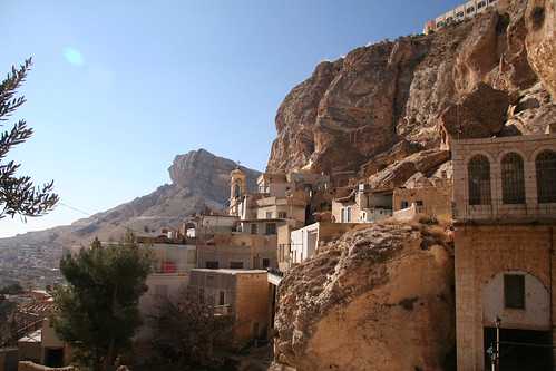 church desert christian syria aramaic malula maalula