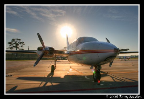 county sunrise airplane airport ramp florida piper hdr seneca brevard merrittisland 3xp photomatix