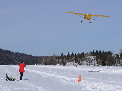 winter lake snow ice aviation hiver lac neige flyin glace rva laurentides labelle