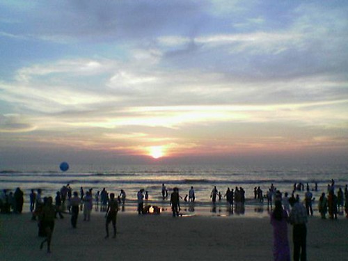 sunset panambur panamboor beach mulki mulky mangalore karnataka india nelsonkarkada