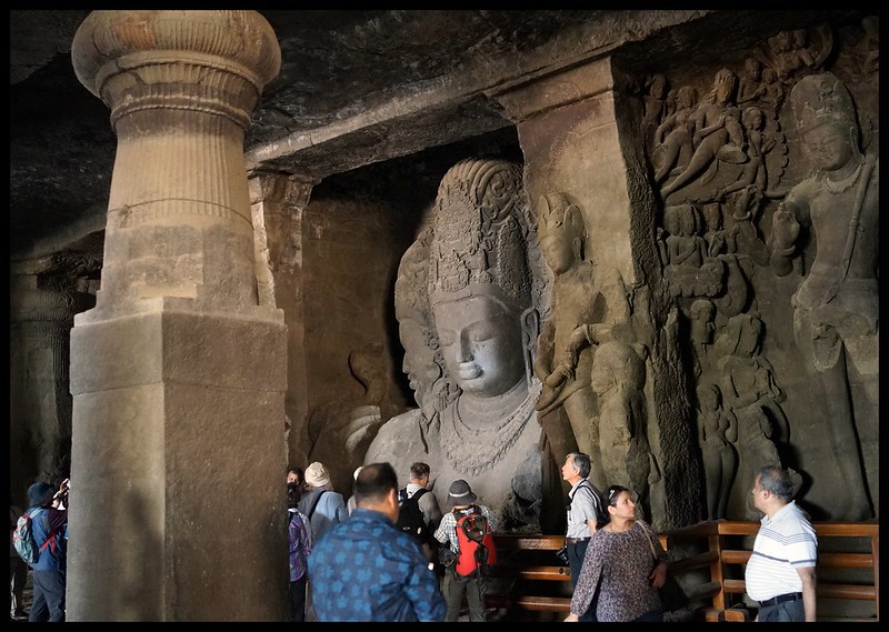 Maheshamurthi panel : Elephanta Cave 1