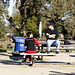 father daughter conference at the picnic table    MG 7488