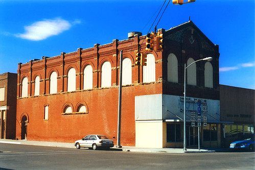brick stone architecture texas masonic cisco masons vacant 1997 commercialbuilding