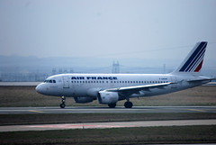 Air France A319-111, F-GRHM, MSN 1216 (05/2000), as AF 1738 Paris (CDG) - Vienna (VIE), Flight Time: 1:32