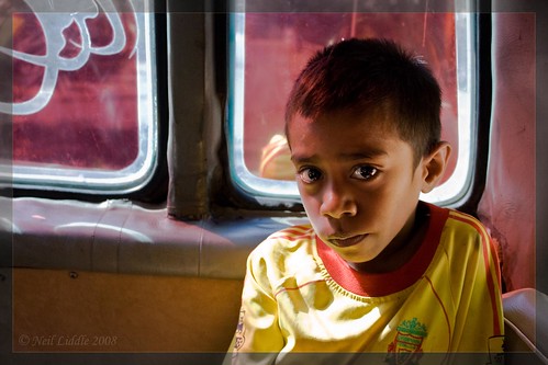red portrait indonesia kid child alor bemo footballshirt rtwoverland