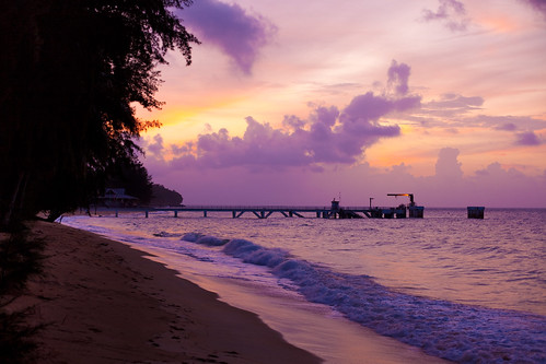 sunset sea beach pier malaysia cloudscape pulautioman flicklovers