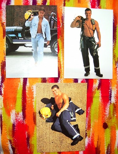 Hunky firefighters cards