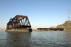 DB Draw Railroad Bridge over Hackensack River, New Jersey