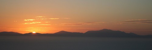 sunset sky cloud island southland bluff rakiura stewartisland