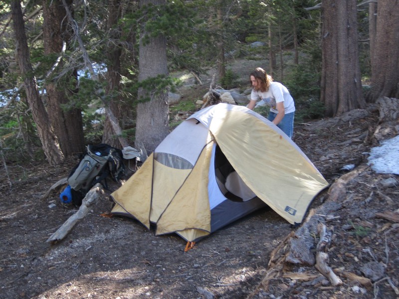 Diorite campsite in Tamarack Valley.