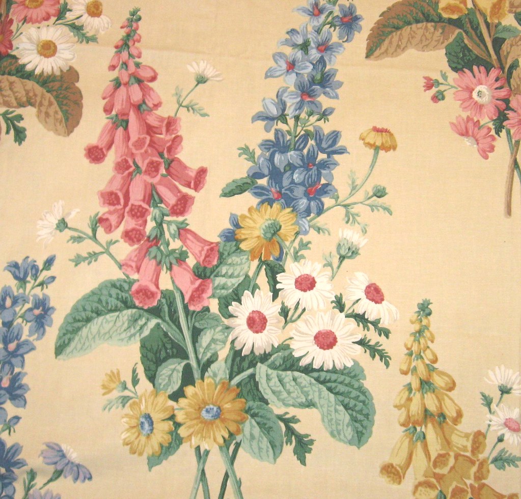 Floral Fabric Vintage 7
