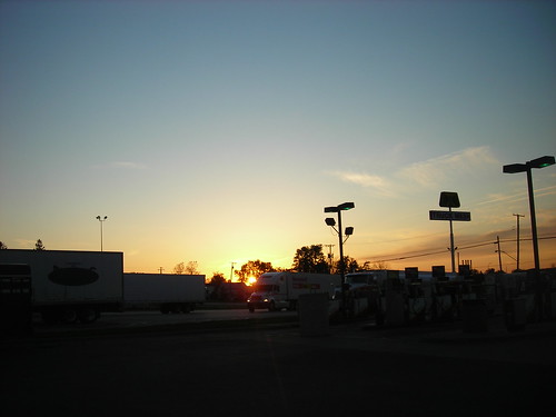 travel sunset sky car roadtrip business businesstrip flyingj