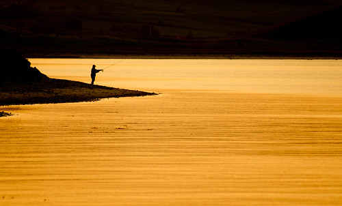 sunset man silhouette denmark golden fishing fisherman glow sony dslr danmark solnedgang a550 alpha550