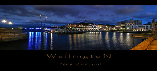 ocean new bridge blue light sea sky panorama cloud reflection composite night canon four harbor boat 2000 cityscape waterfront stitch image gray shed lagoon powershot zealand wellington boatshed a710 kurdulija theunforgettablepictures