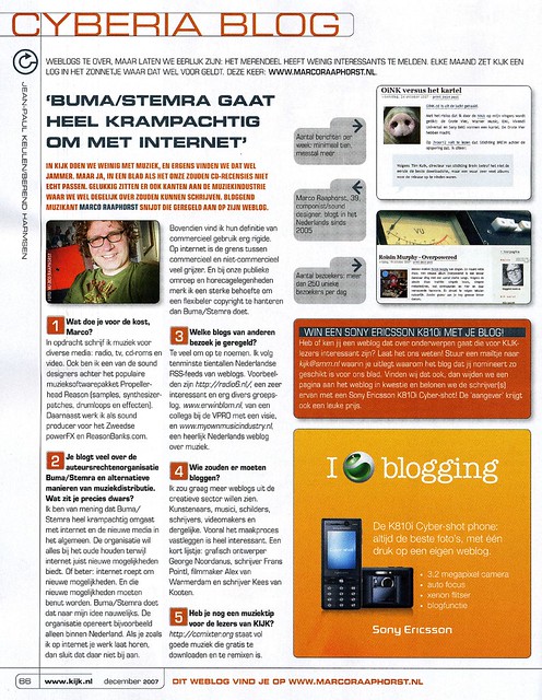 Interview KIJK (nr 12, 2007)