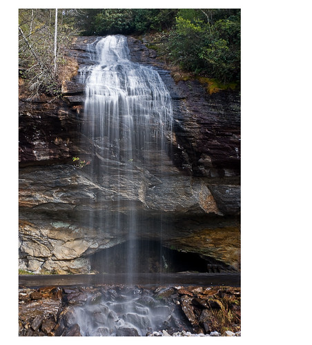 water stone waterfall nc highlands bridalveilfalls highway64 18200vr d80 nantahalaforest