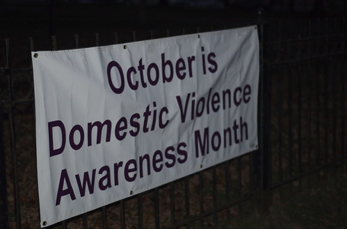 October is Domestic violence awareness month
