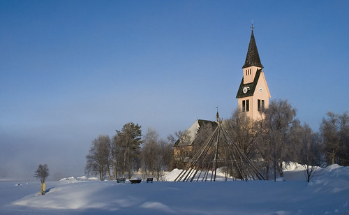church digital photo nikon exterior view image sweden photograph nikkor dslr include d80 arjeplog 20080229sweden003edited1web