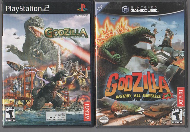 Godzilla: Save The Earth ps2 & Godzilla: Destroy All Monsters Melee GC