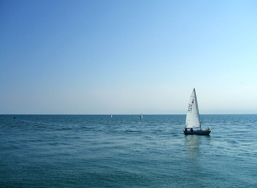 blue sea sailboat boat spring sail jesolo flickrlovers
