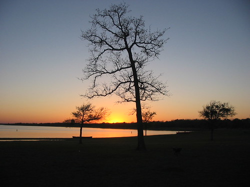 sunset texas lakesomville