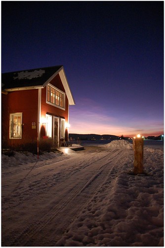 morning sunrise buildings sweden places villages myfavorites arcticcircle juoksengi polcirkelhuset