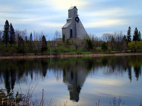 ontario canada reflection nature water landscape outdoors mine famous canadian important timmins northernontario headframe goldmine 5photosaday mywinners anawesomeshot diamondclassphotographer absolutelystunningscapes mcintyremine