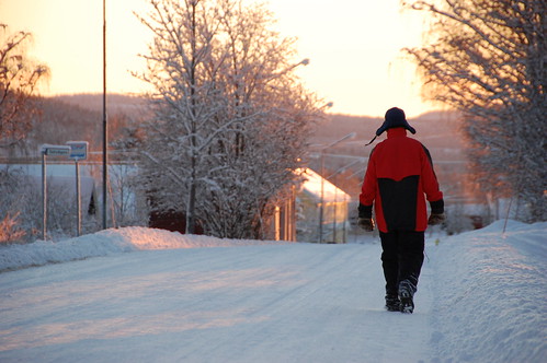 winter snow sweden sunsets places villages juoksengi