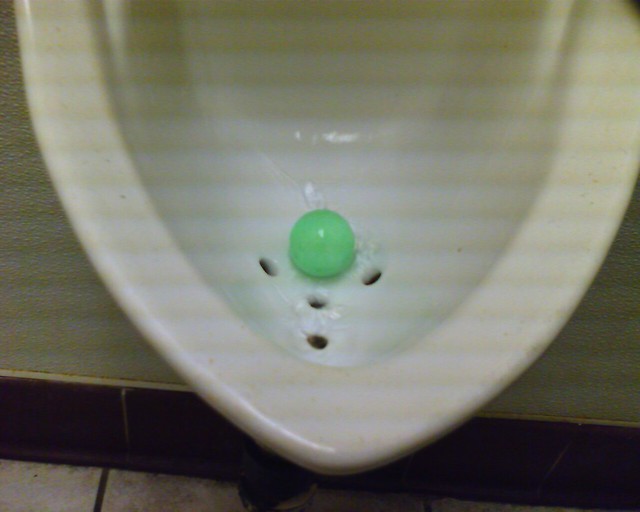 Spherical urinal cake Flickr Photo Sharing!