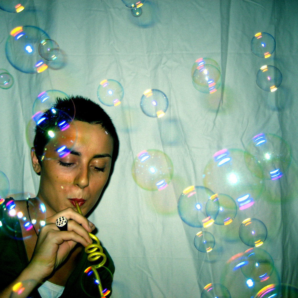 my christmas wish: create your own dreams, be a bubble wizard