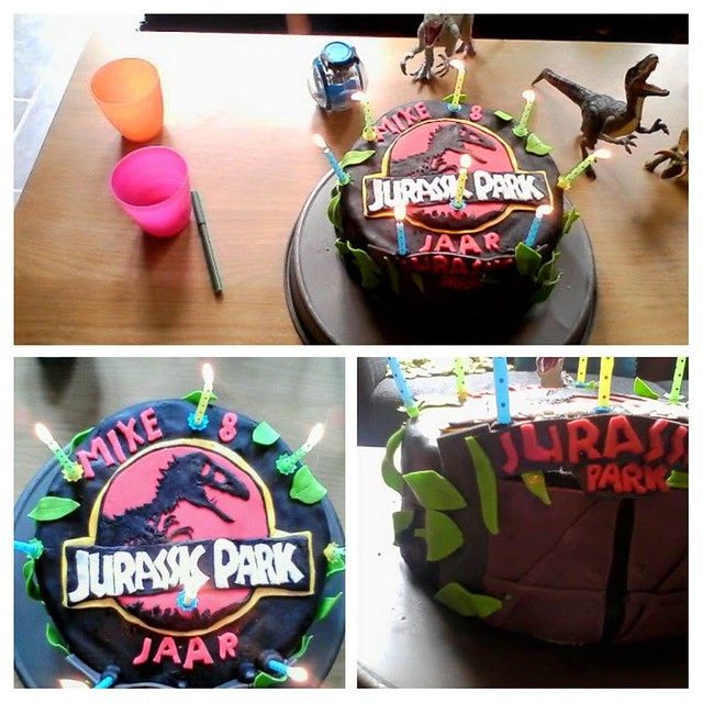 Jurassic Park Cake by Sheila de Goede of Sheila's Sweet Surprises