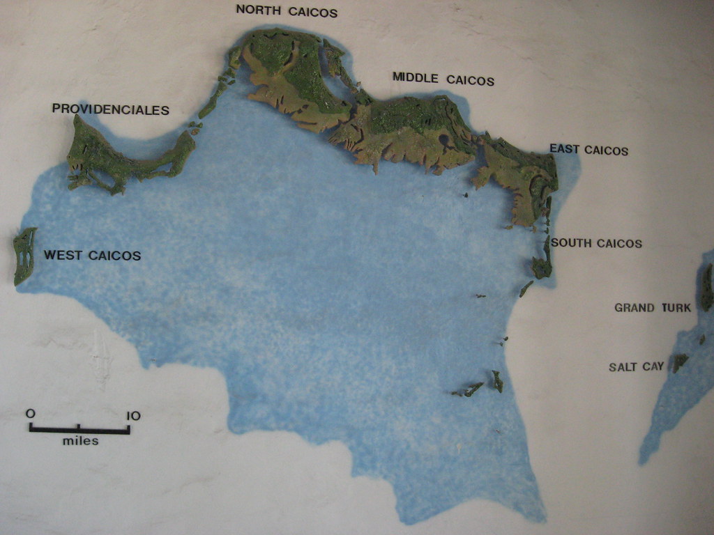 map of Turks & Caicos Islands