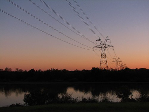 sunset lake pool texas dusk tx joe powerlines grandprairie