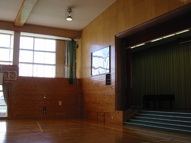 Gymnasium, Rokugo elementary school