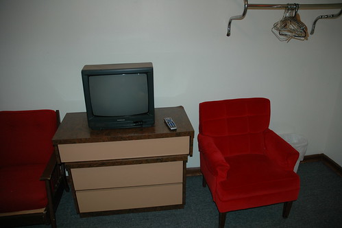 red television chair 2008 motels cottages whitelake northcarolinalangston