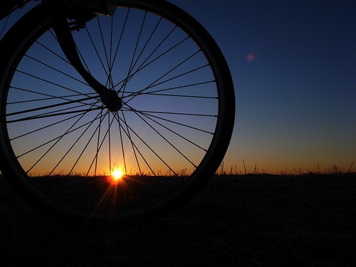 bike bicycle digital sunrise first gr 2008 ricoh hatsuhinode 初日の出