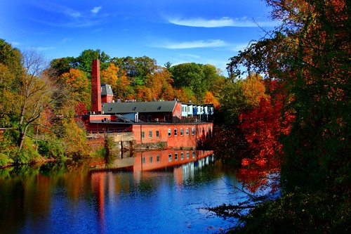 autumn fall reflections newengland foliage oldmill supershot westfieldriver