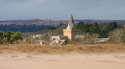 beach church scotland sand cathedral wind sandstorm sutherland dornoch dornochbeach
