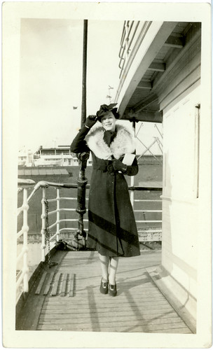 Woman on ferry