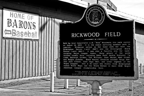 birmingham baseball alabama ballpark negroleague historiclandmark rickwoodfield birminghambarons birminghamblackbarons