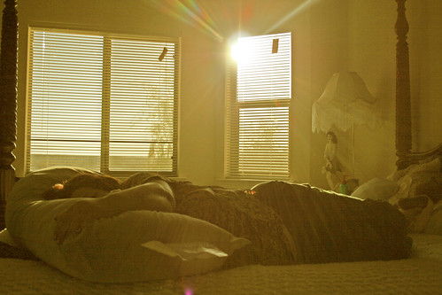 window sunrise bed sleep flare