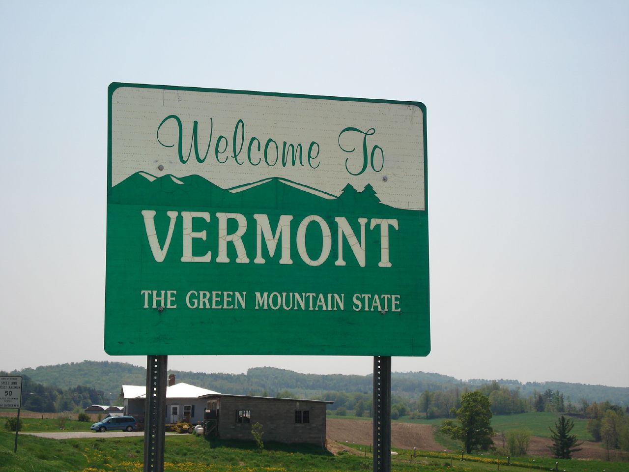 00718 Welcome To Vermont Sign Flickr Photo Sharing