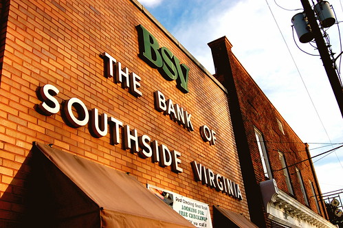 virginia commerce exterior bank va lettering smalltown banking stonycreek sussexcounty bsv
