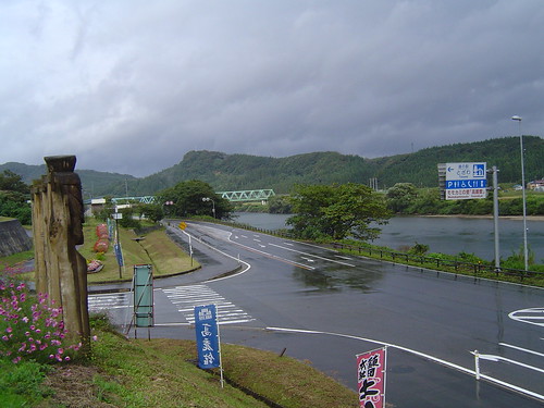 landscape 山形 最上川 道の駅とざわ 国道47号 mogamiriver