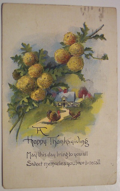 Vintage Thanksgiving Day Postcard