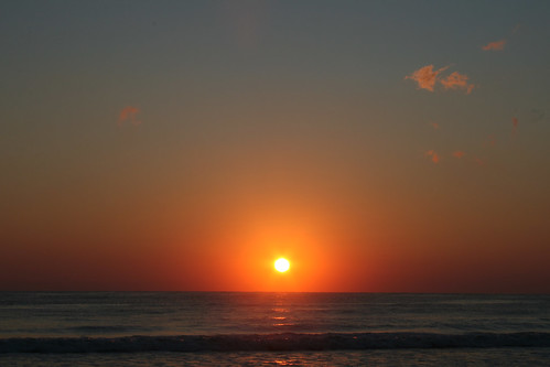 sunset sea beach sunrise outerbanks atlanticocean