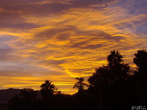sky orange sunrise mexico durango mapimi
