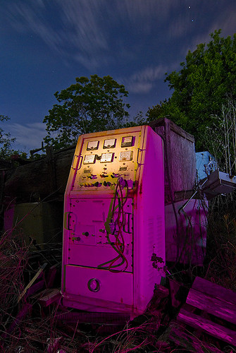 abandoned night junk san texas military equipment junkyard antonio
