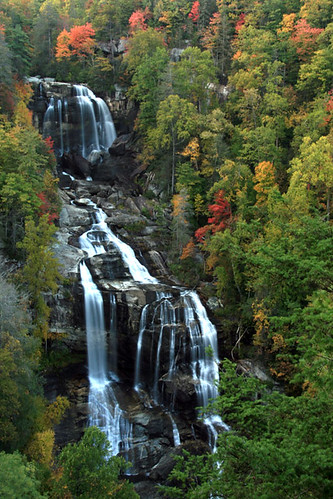 autumn waterfall northcarolina upper waterfalls whitewaterfalls nantahalanationalforest