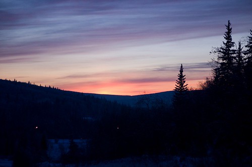 sunset usa alaska fairbanks